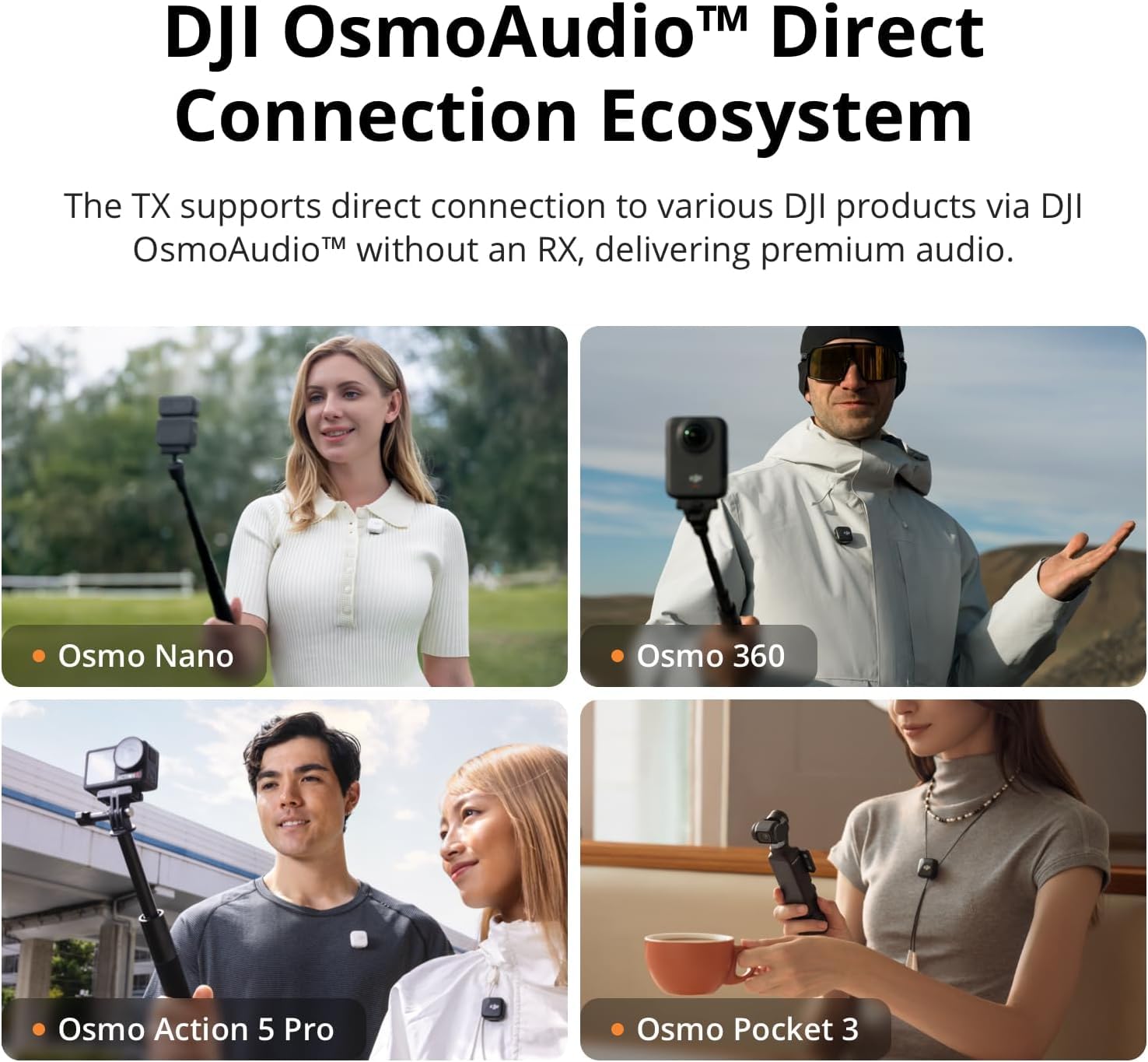 DJI Mic Mini Wireless Lavalier Microphone