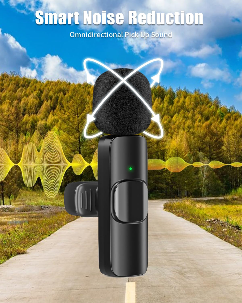 Wireless Lavalier Microphone 4-Pack