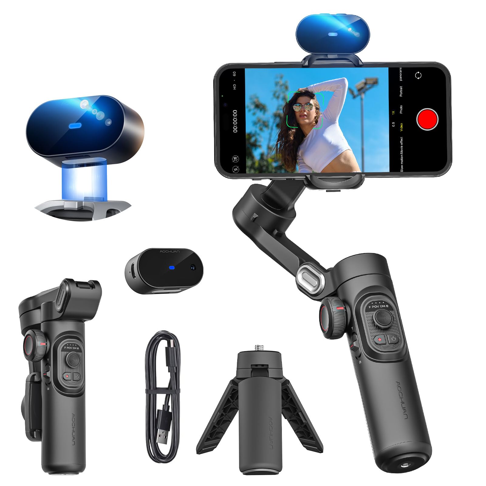 AOCHUAN Gimbal Stabilizer for Smartphone