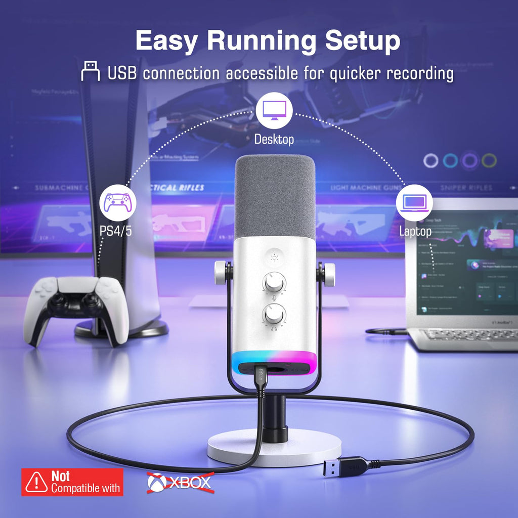 FIFINE USB/XLR Dynamic Microphone AM8