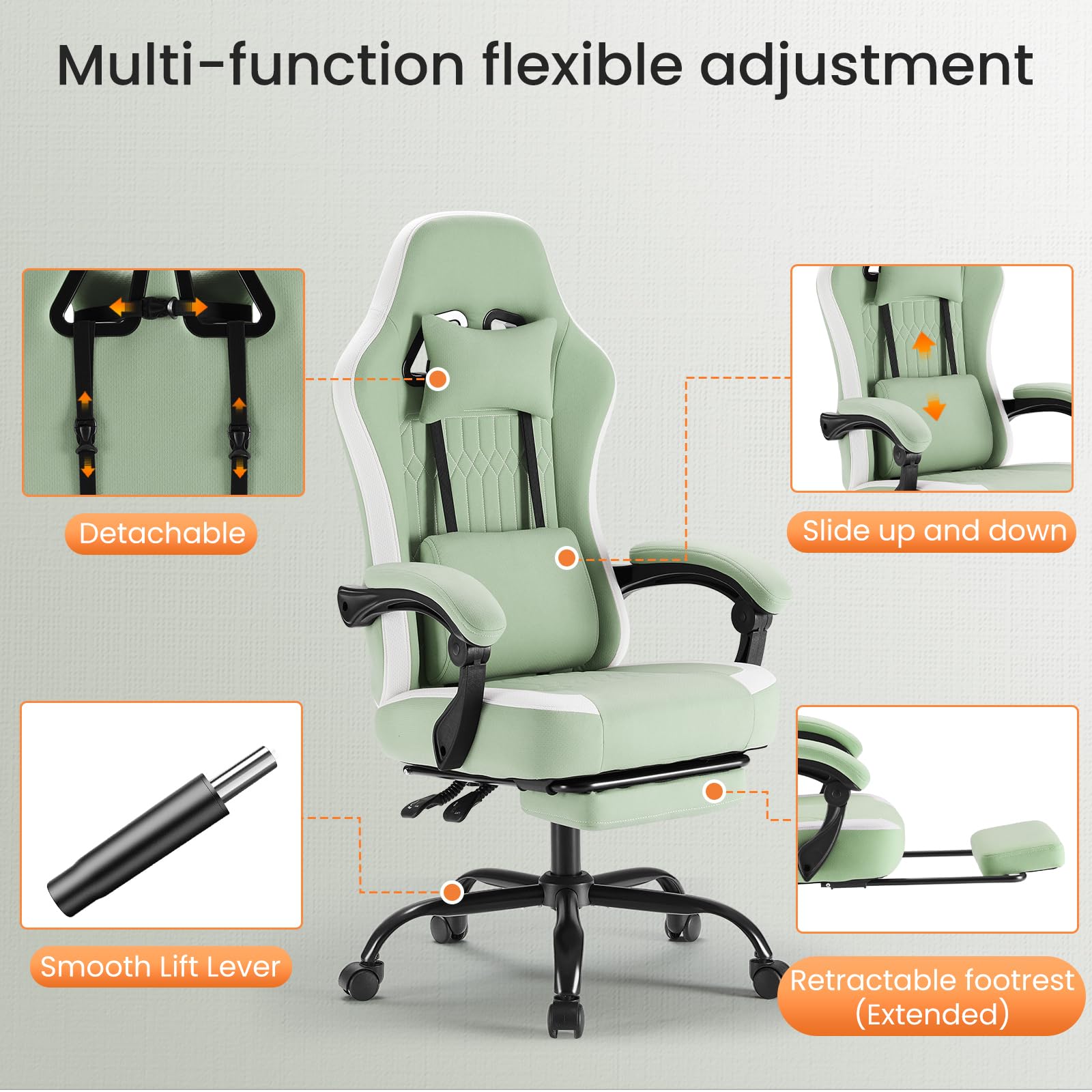 Sweetcrispy Video Game Chair