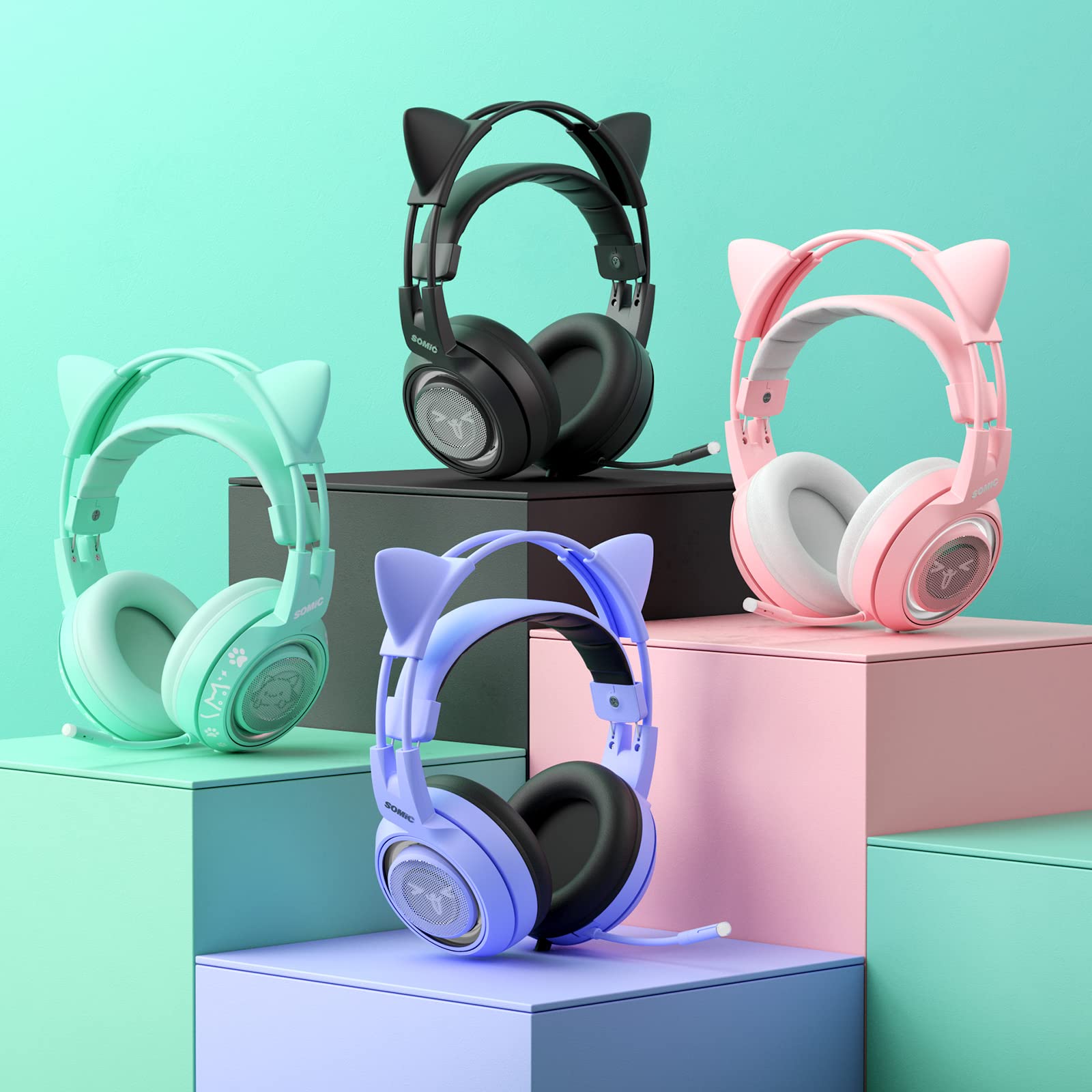 SOMIC G951s Pink Stereo Gaming Headset