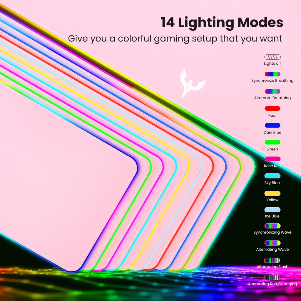 BladeHawks Extra Large RGB Gaming Mouse Pad