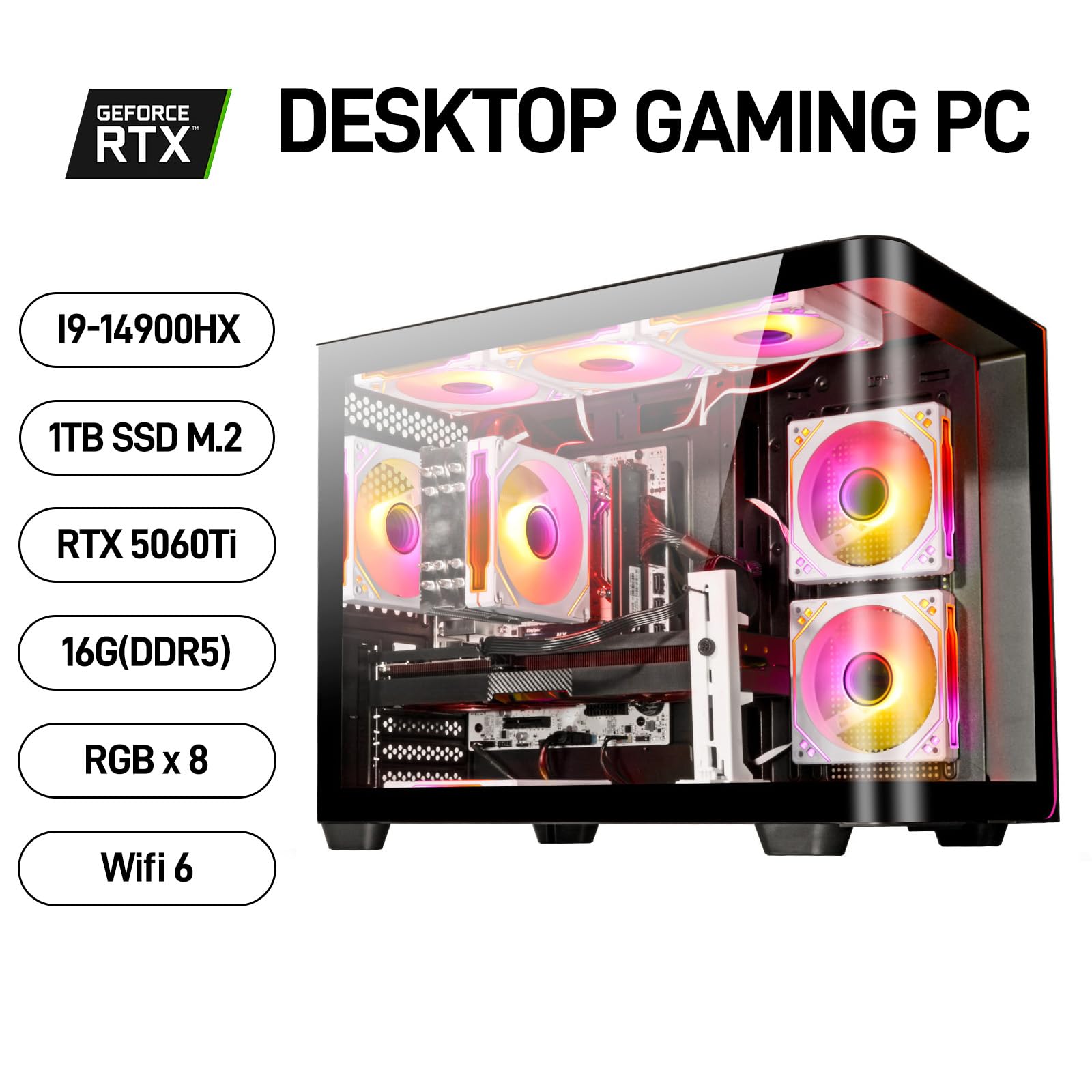 Gaming PC Desktop RTX 5060 Ti