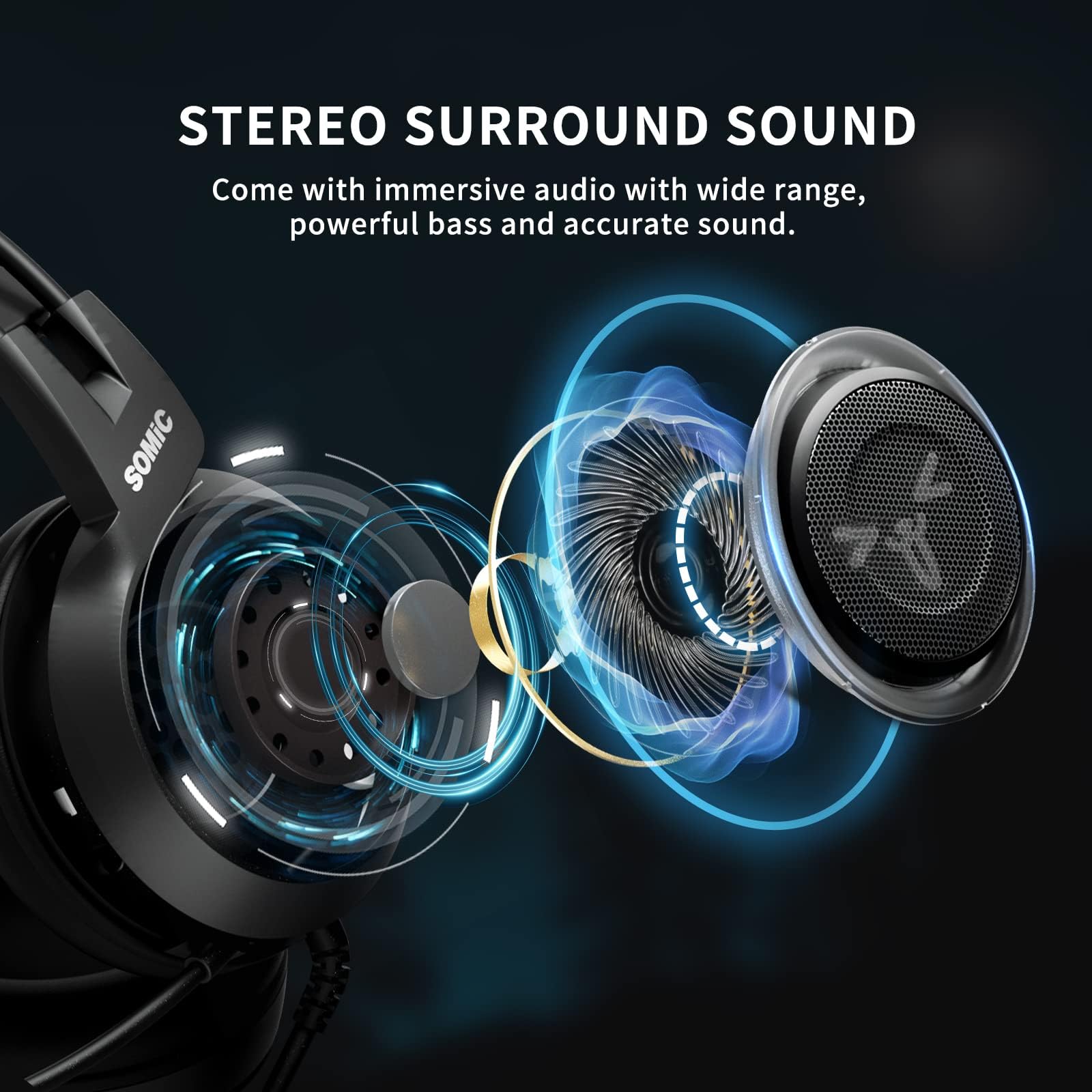 SOMIC G951s Pink Stereo Gaming Headset
