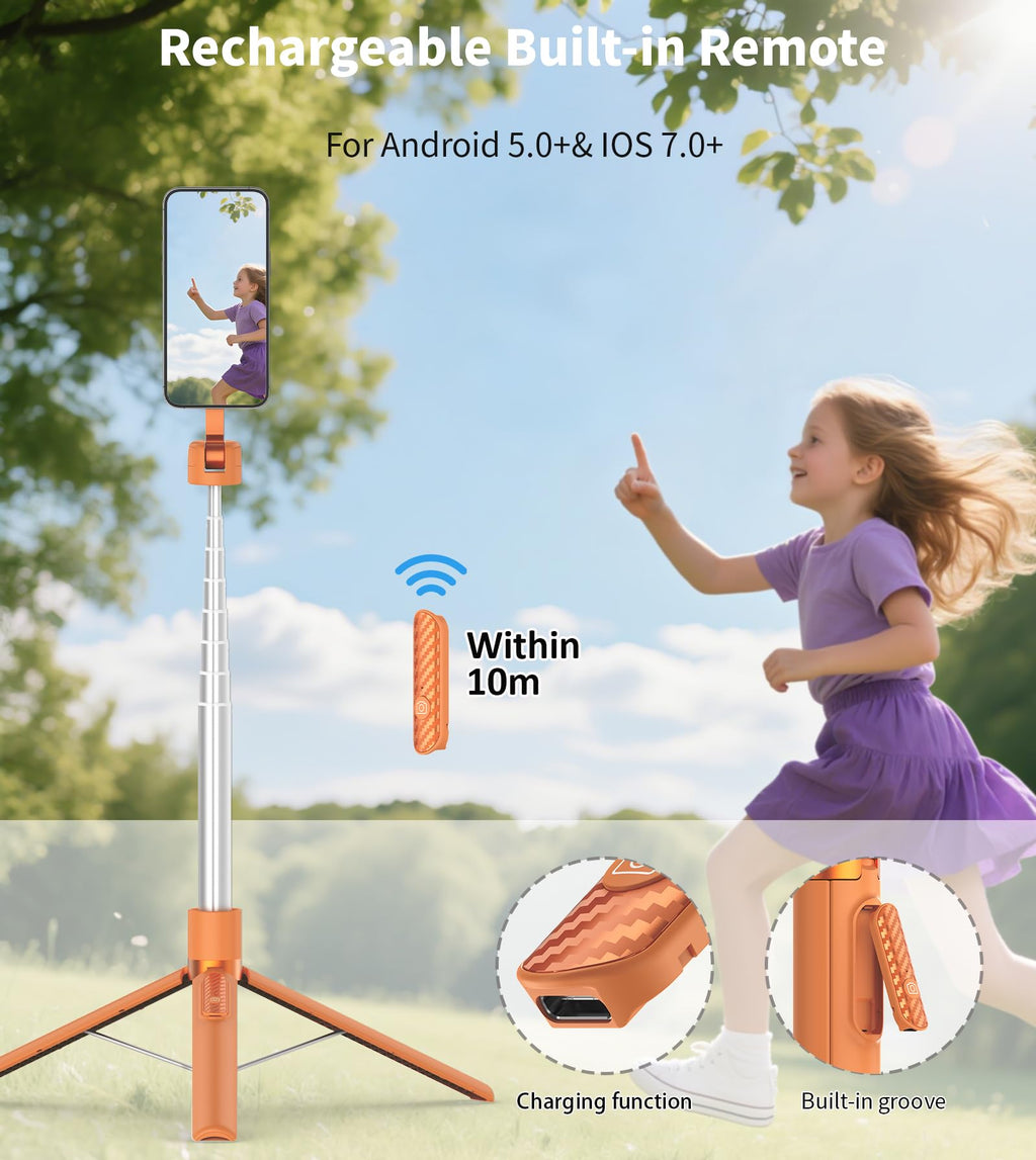 TONEOF Magnetic Selfie Stick Tripod
