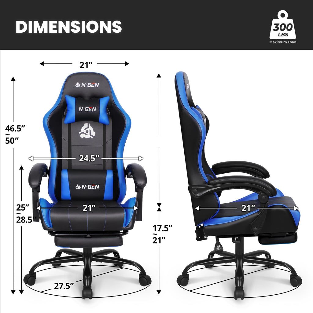 N-GEN Gaming Chair with Footrest
