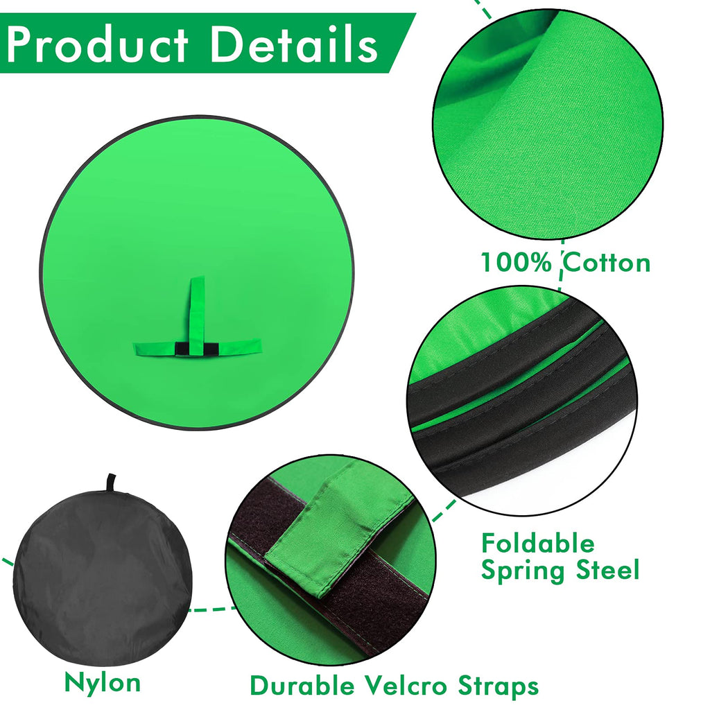 Portable Green Screen Chair Backdrop