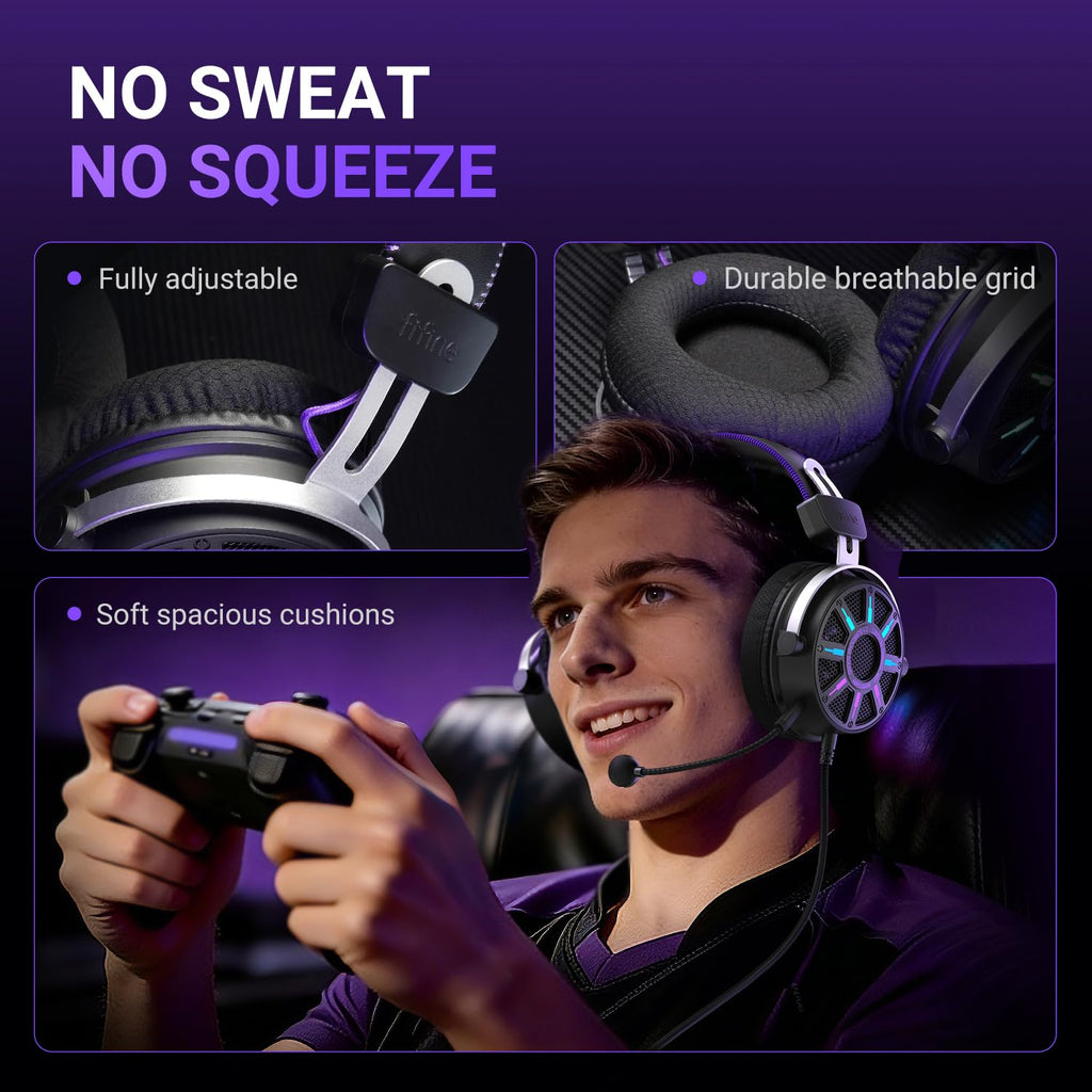 FIFINE Wired Open Back Gaming Headset