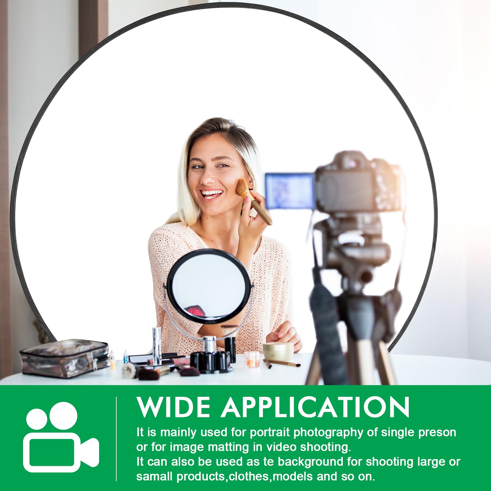 Portable Green Screen Chair Backdrop