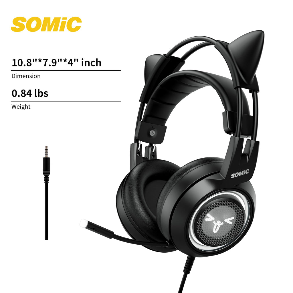 SOMIC G951s Pink Stereo Gaming Headset