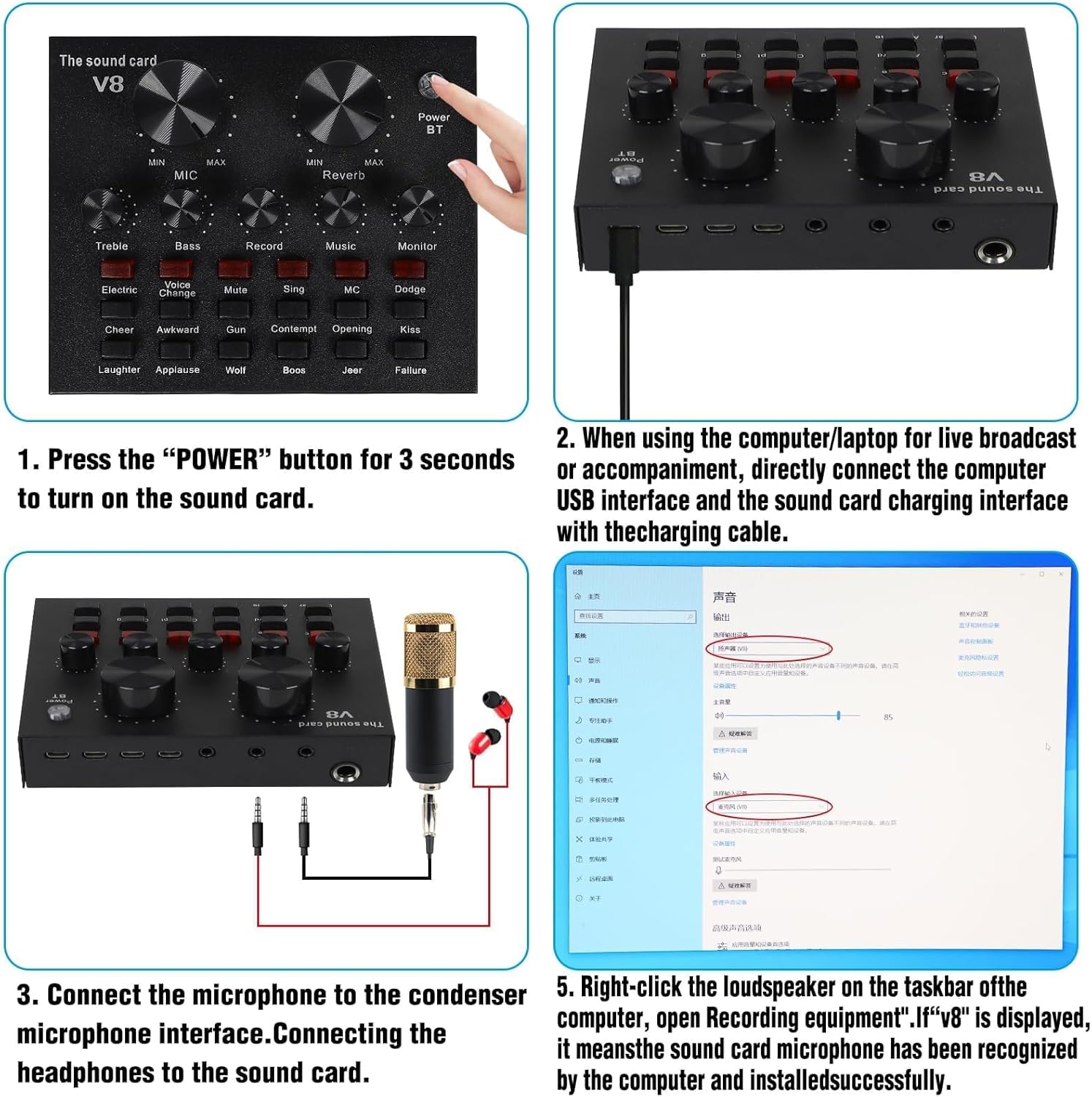 MorTime Condenser Microphone Bundle