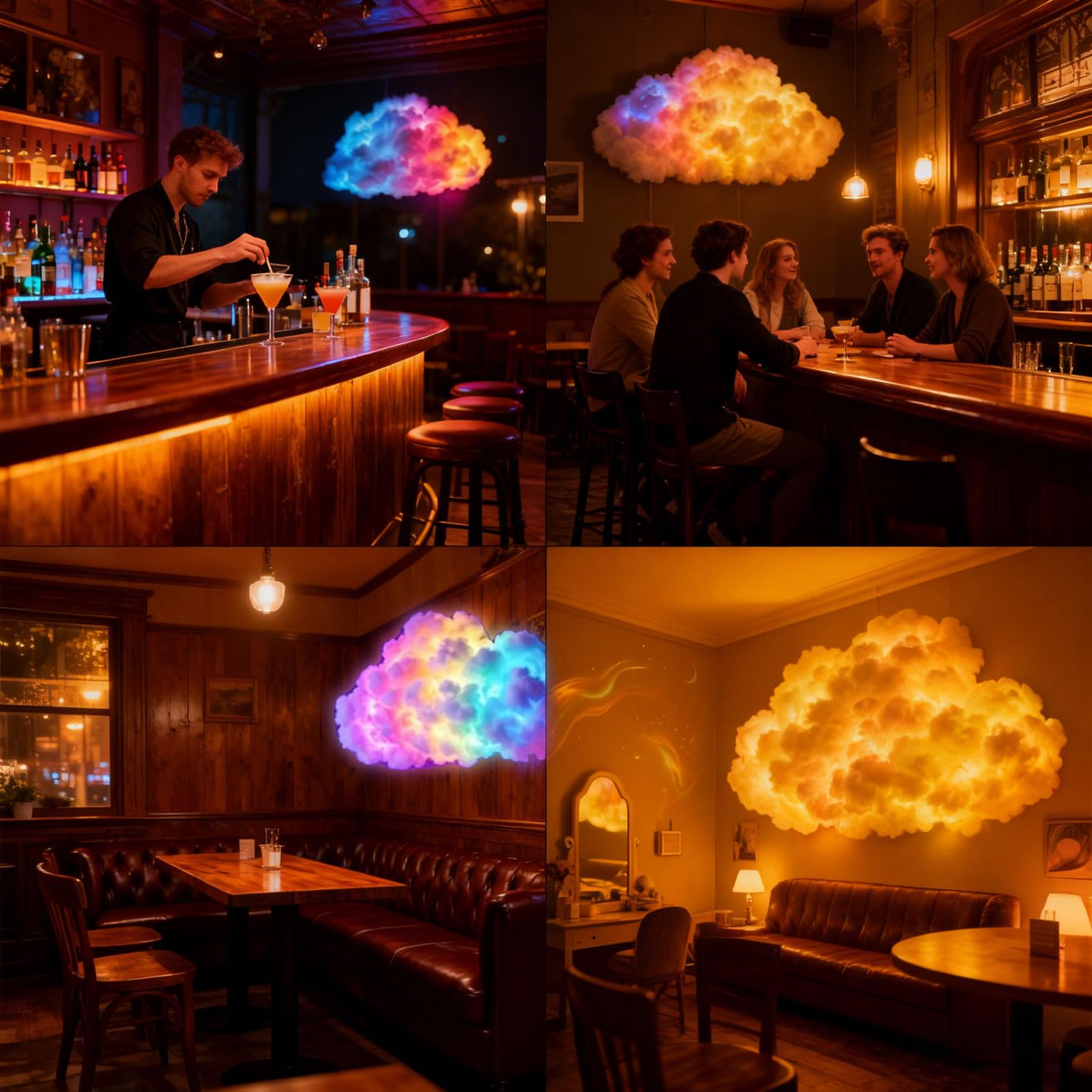 LED Cloud Light RGB Mood Lamp