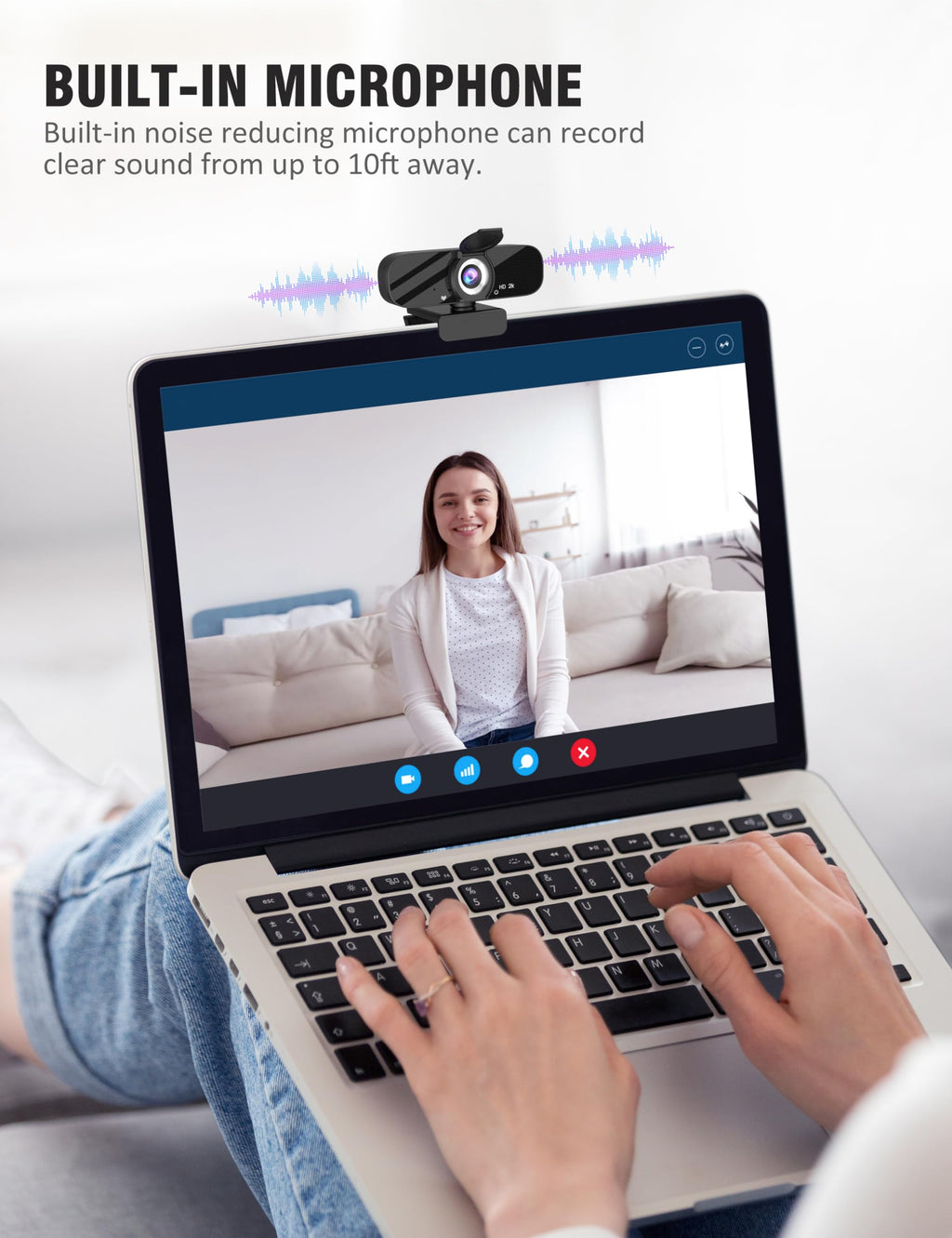 Tewiky Full HD Webcam with Microphone