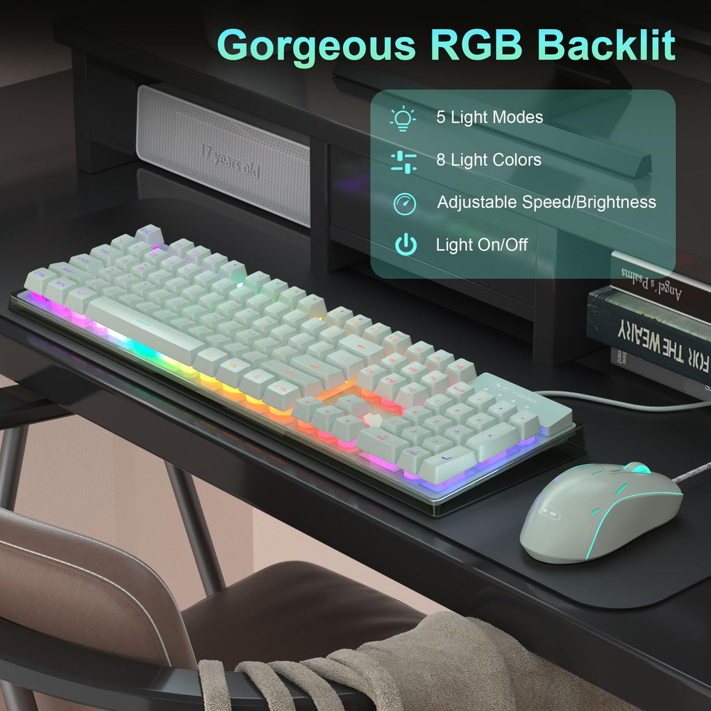 K1 RGB Gaming Keyboard and Mouse Combo