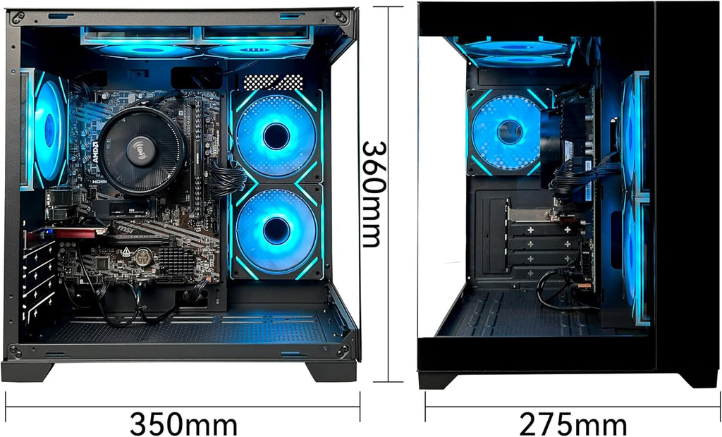YAWYORE Gaming PC Desktop AMD Ryzen 5