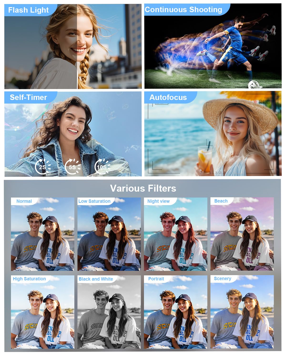 5K Digital Camera for Photography