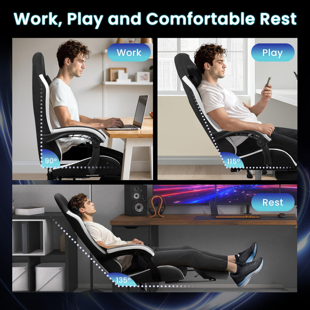 N-GEN Gaming Chair with Footrest