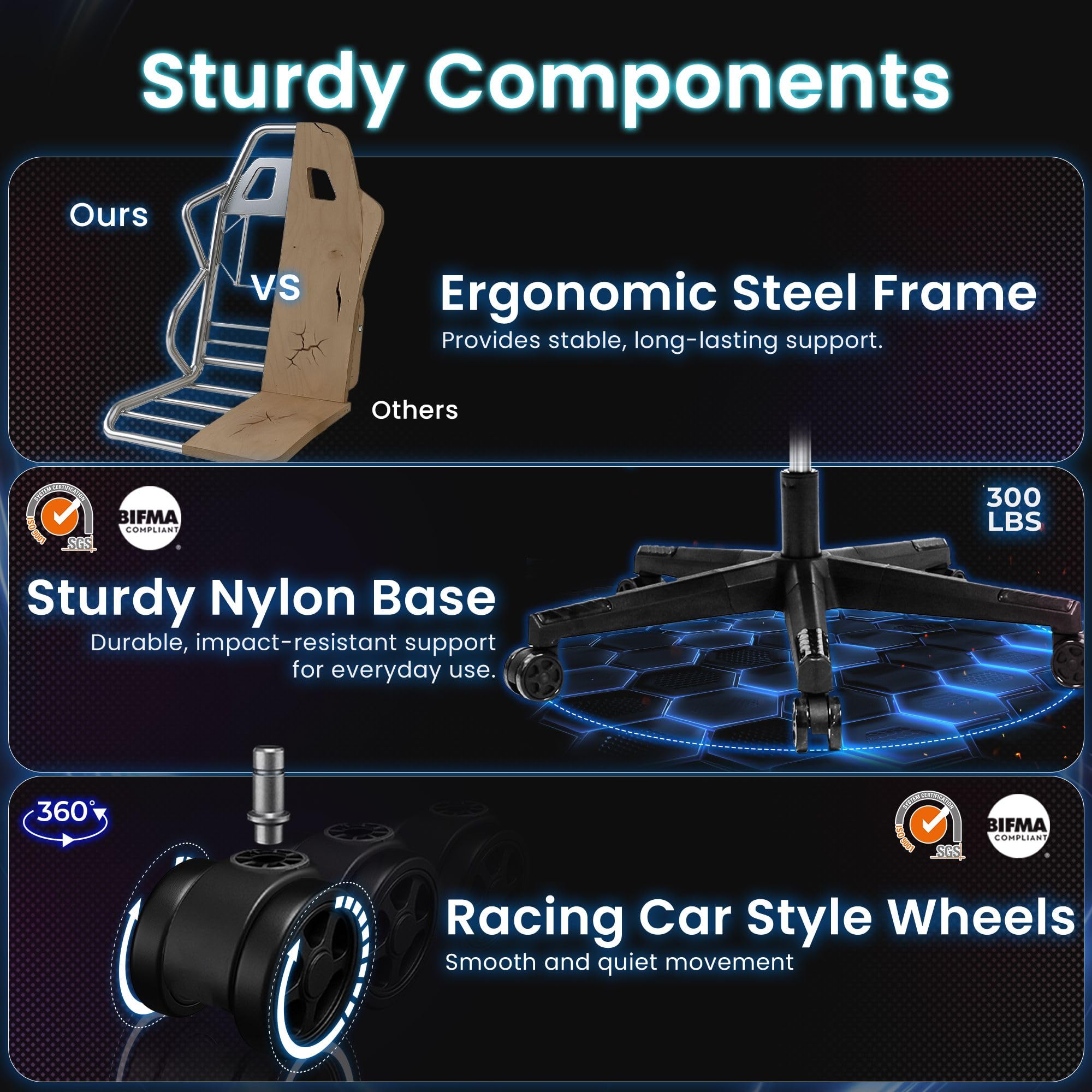 N-GEN Gaming Chair with Footrest