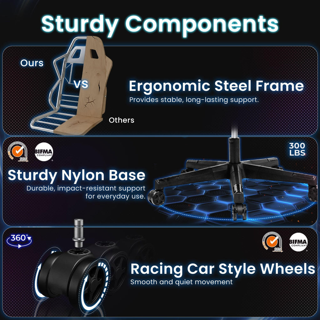 N-GEN Gaming Chair with Footrest