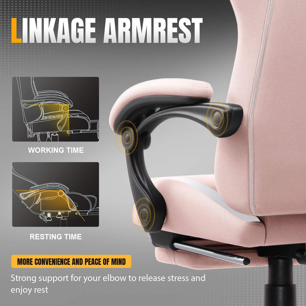 GTPLAYER Gaming Chair with Foot Rest