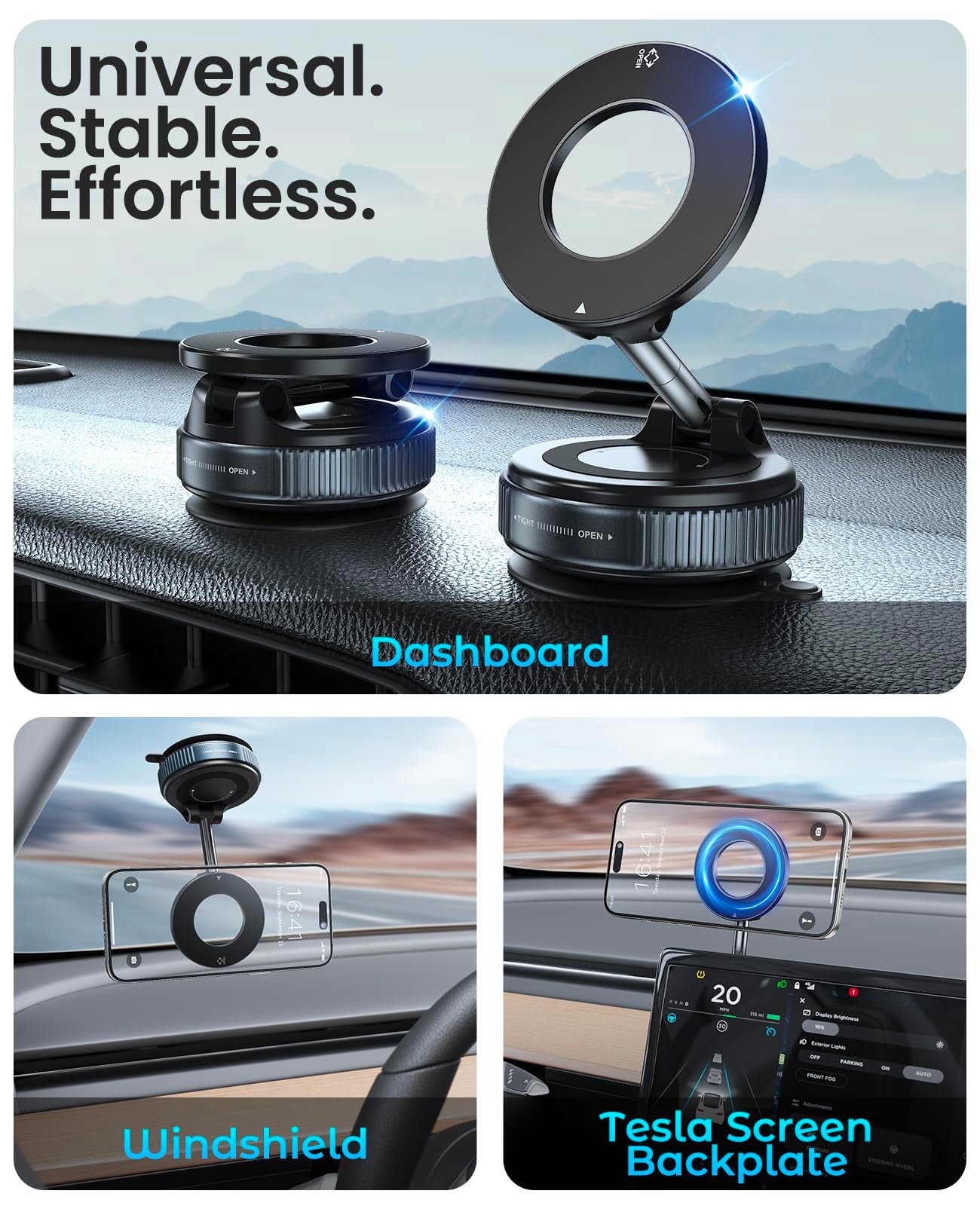 Jononser Magnetic Car Phone Mount