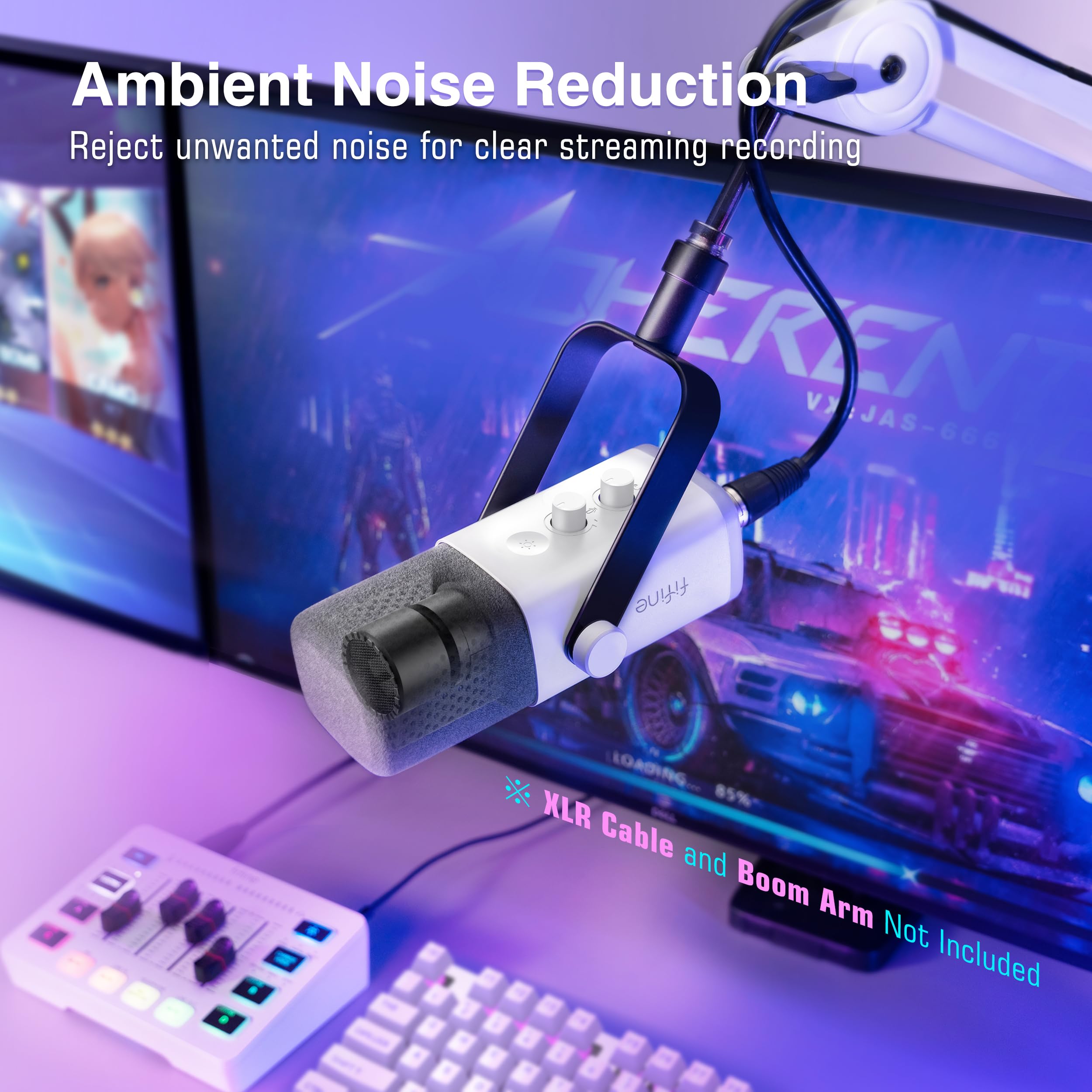FIFINE USB/XLR Dynamic Microphone AM8