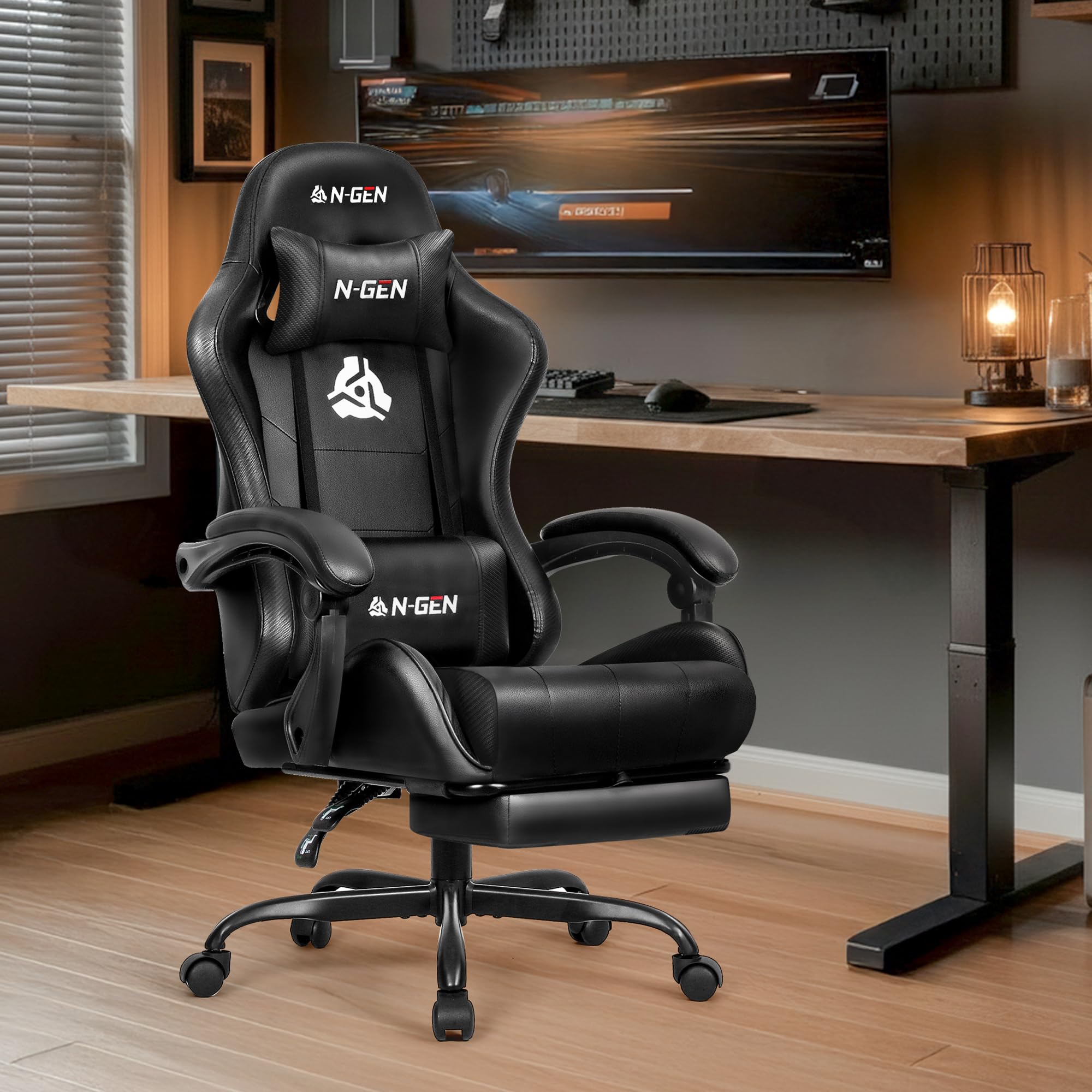 N-GEN Gaming Chair with Footrest