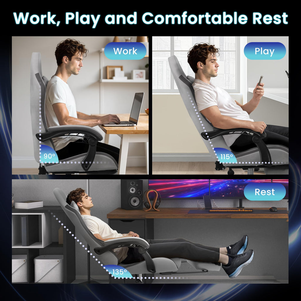 N-GEN Gaming Chair with Footrest