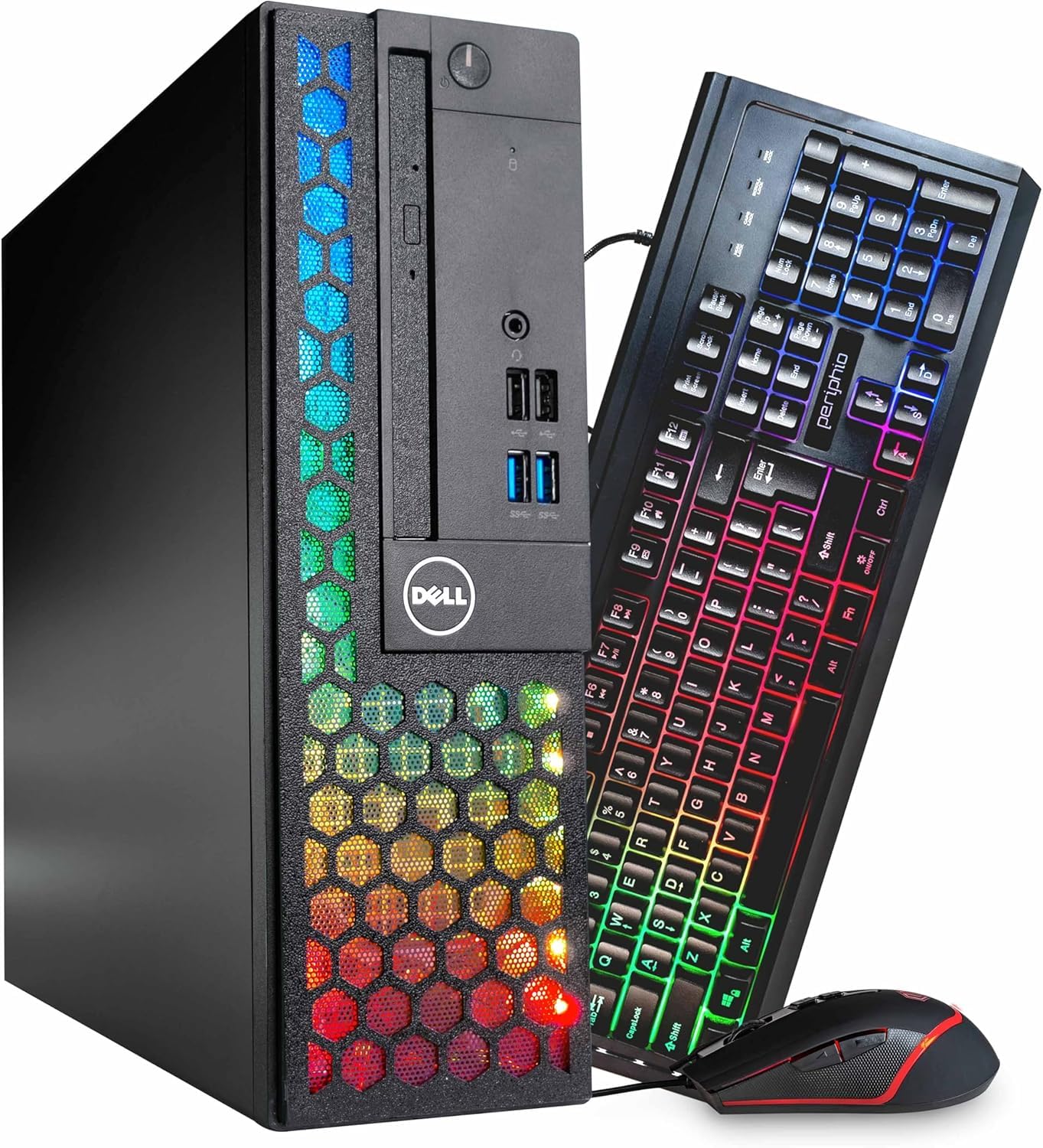 Dell RGB Light Gaming PC Bundle (Renewed)