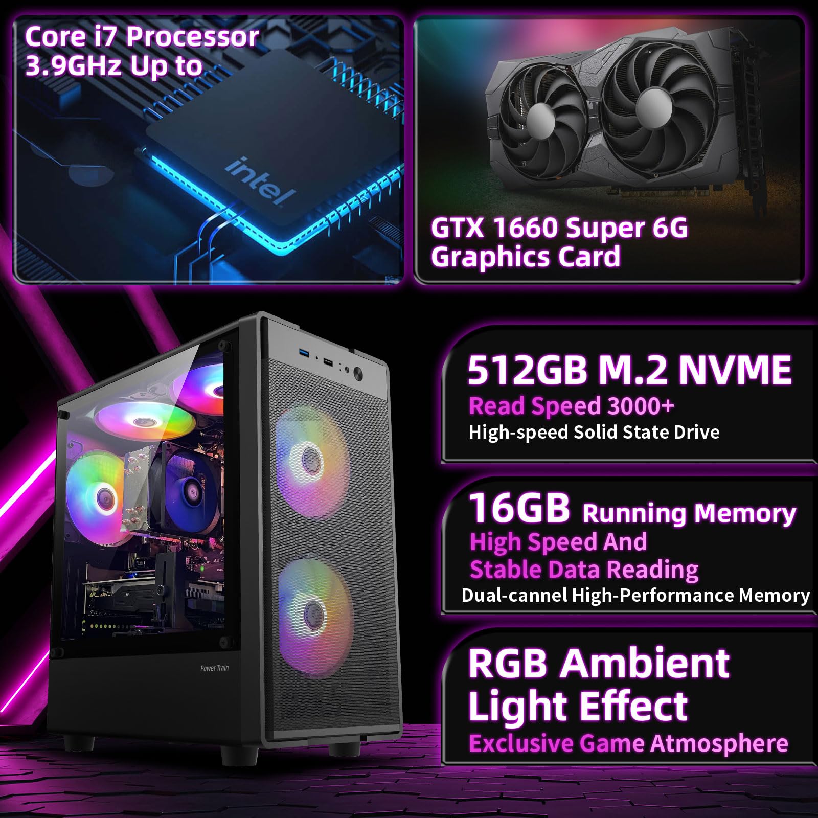 Prebuilt Gaming PC Desktop Intel Core i5