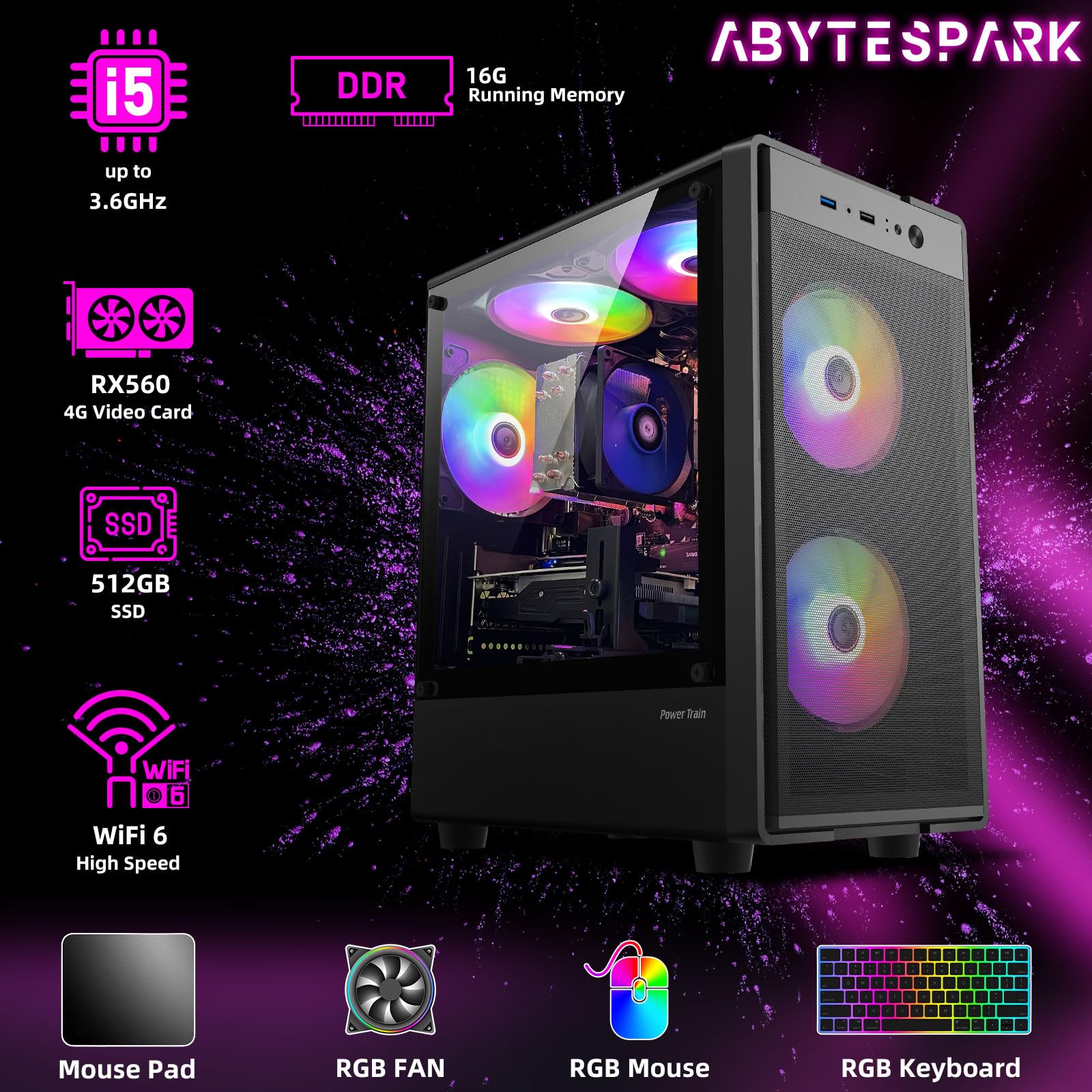 Prebuilt Gaming PC Desktop Intel Core i5