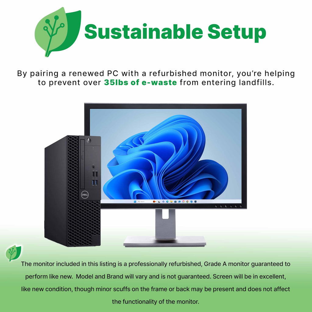 Dell RGB Light Gaming PC Bundle (Renewed)
