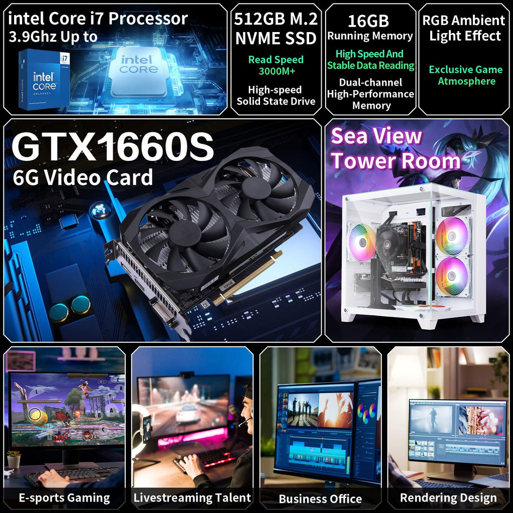 Prebuilt Gaming PC Desktop Intel Core i5