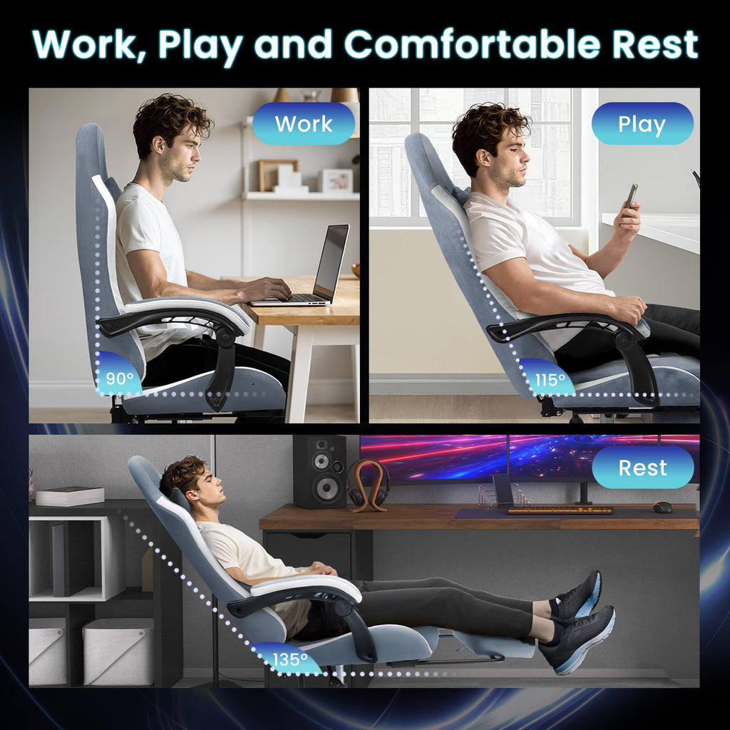 N-GEN Gaming Chair with Footrest