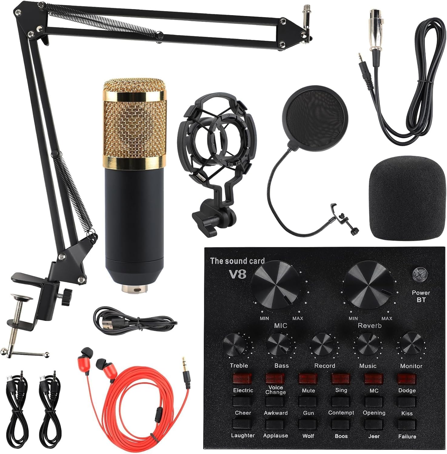 MorTime Condenser Microphone Bundle