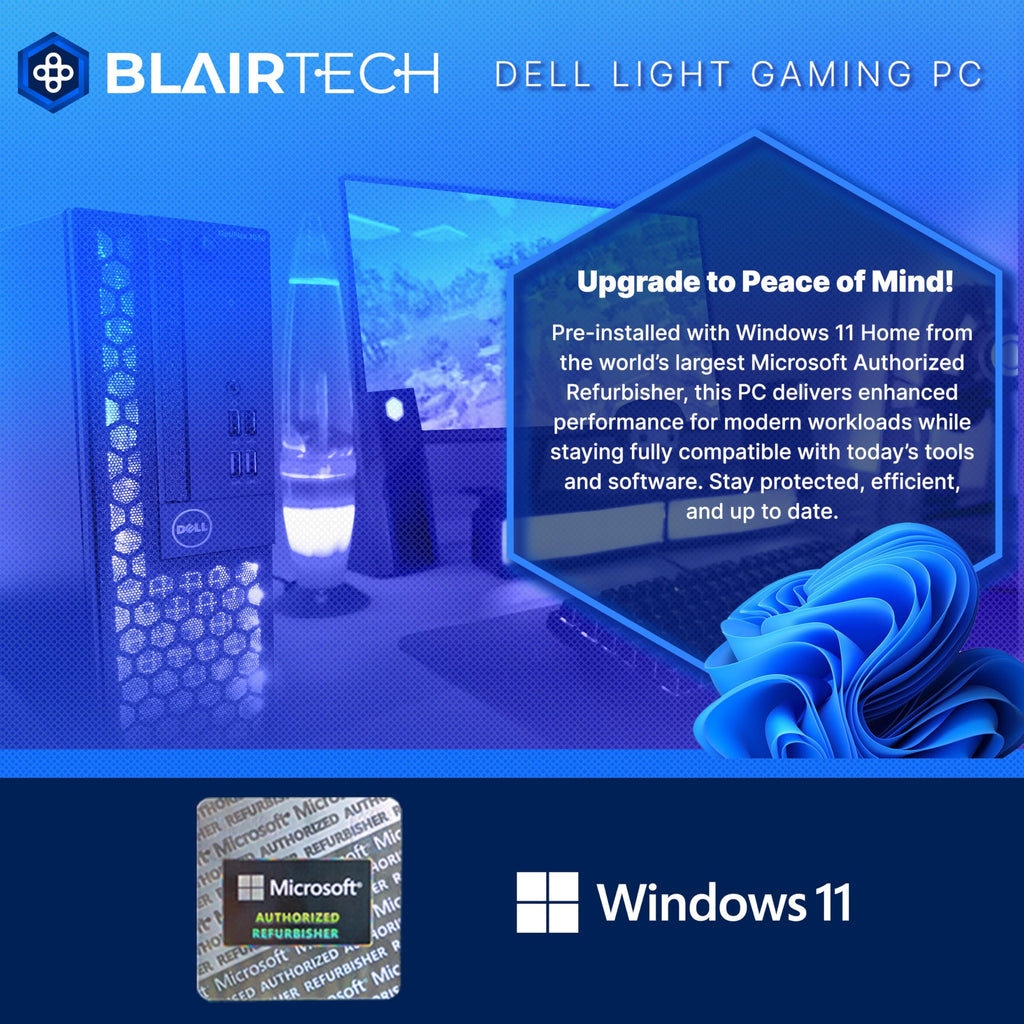 Dell RGB Light Gaming PC Bundle (Renewed)