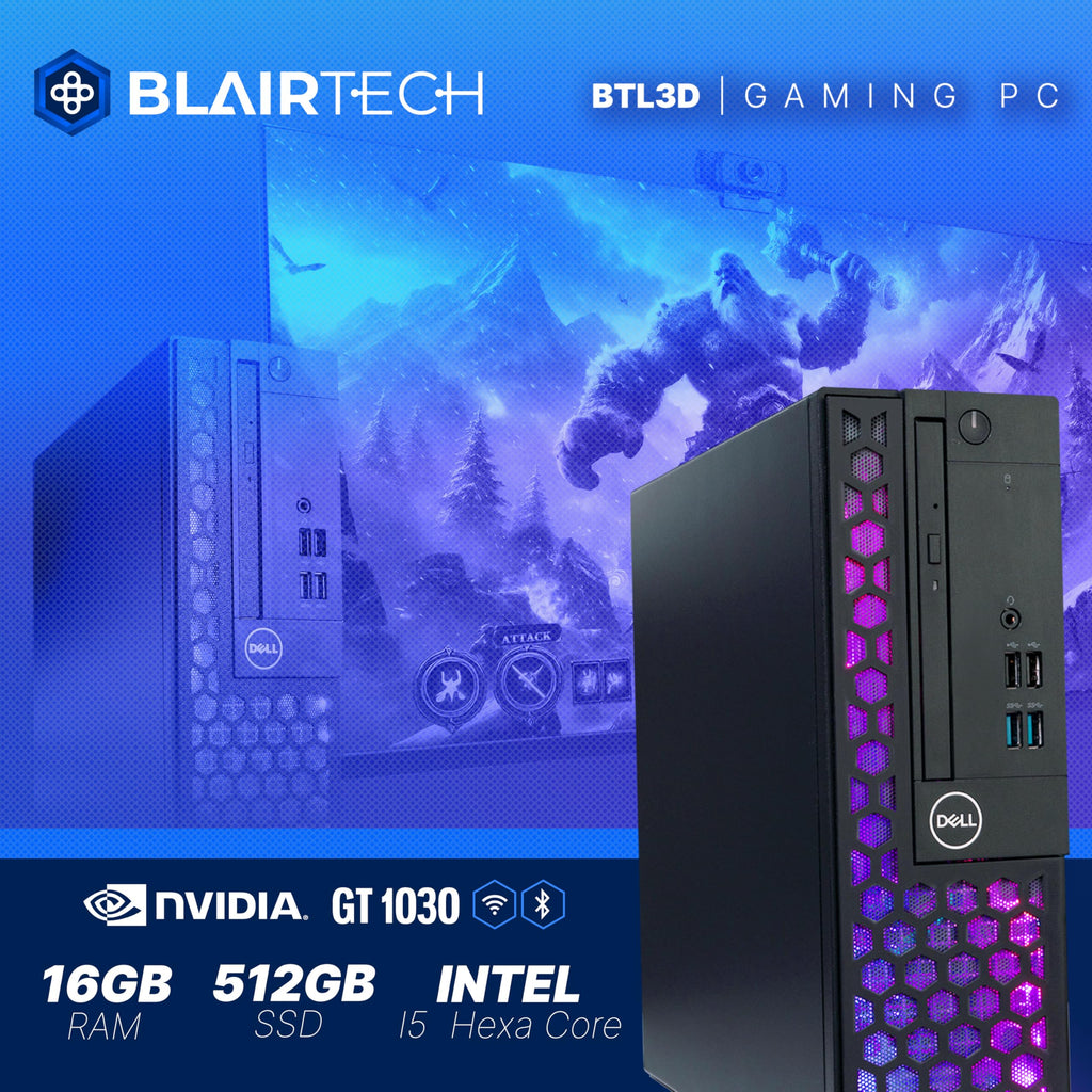 Dell RGB Light Gaming PC Bundle (Renewed)