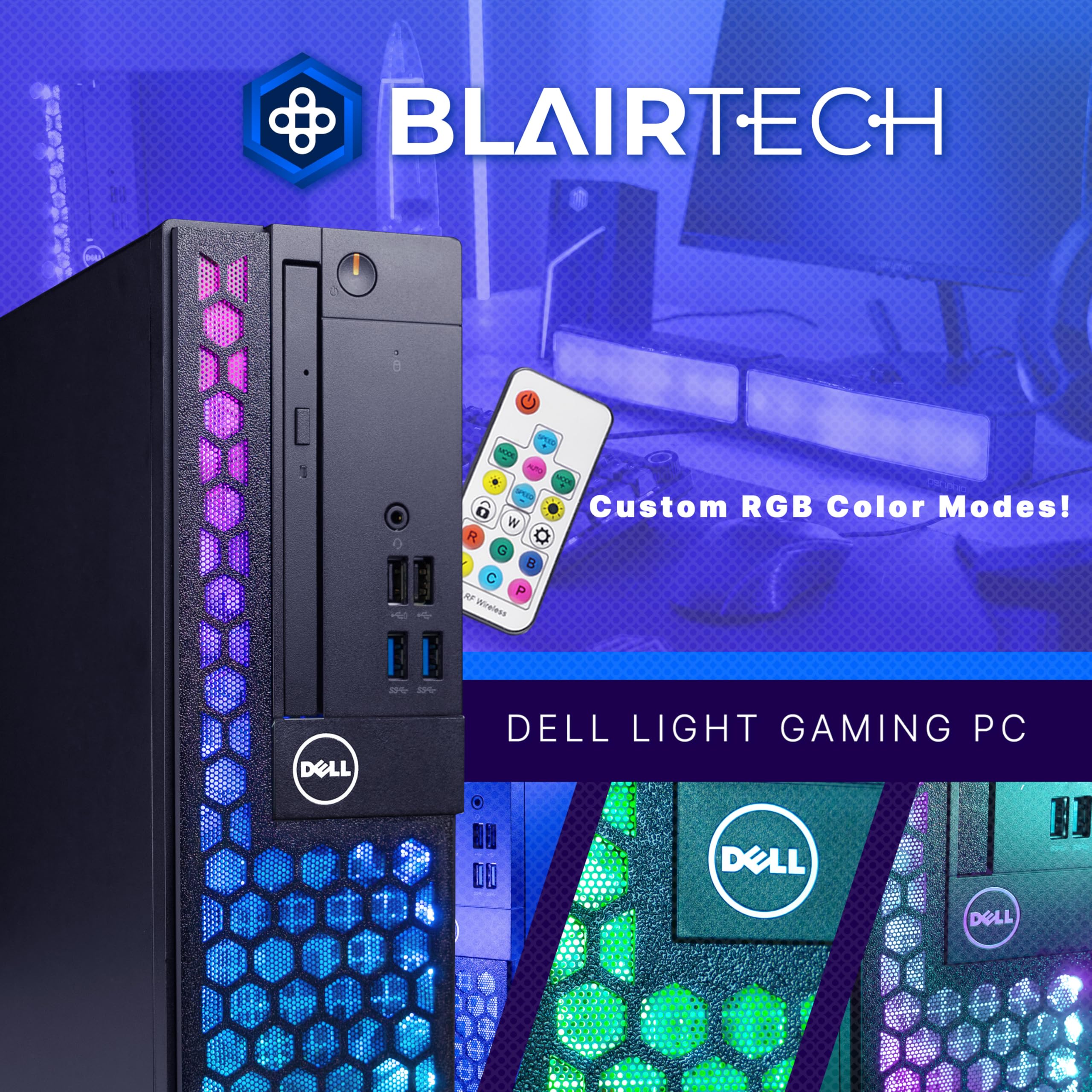 Dell RGB Light Gaming PC Bundle (Renewed)